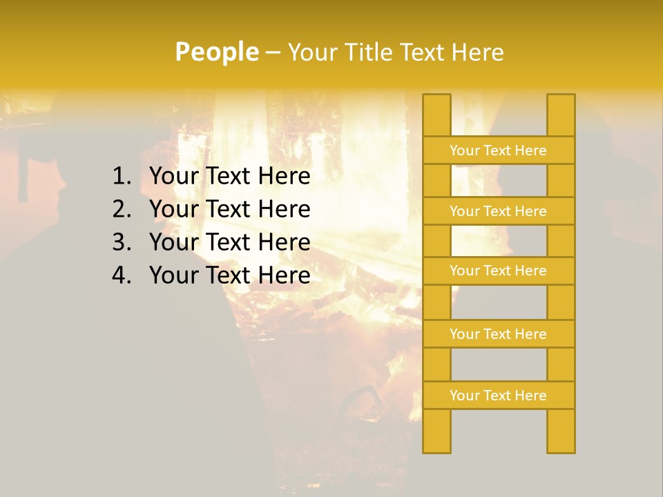 Gradient Symbol White PowerPoint Template