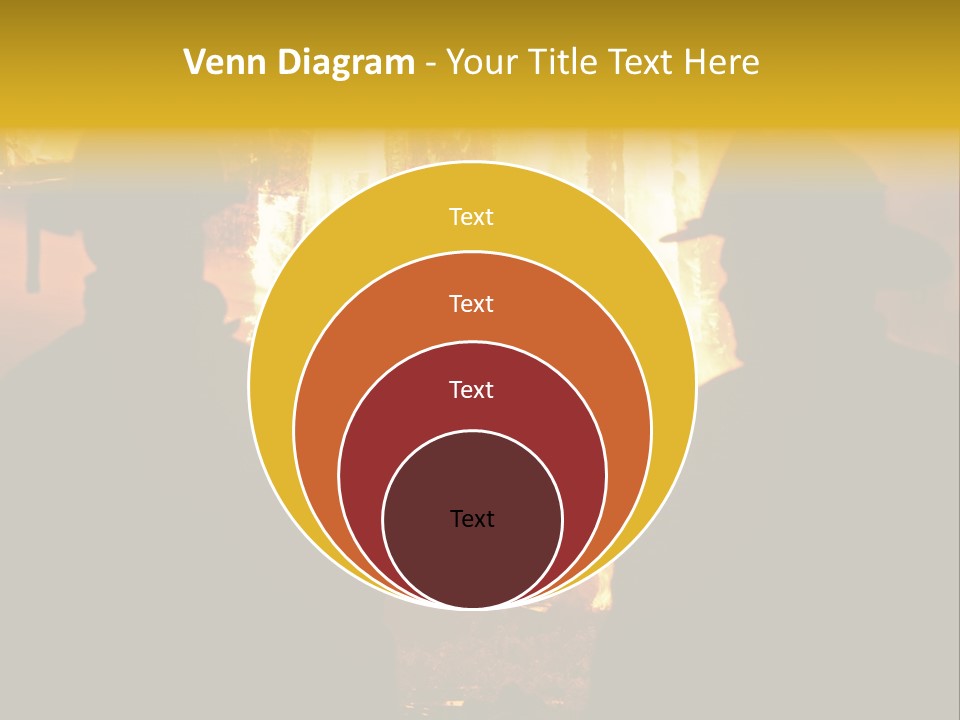 Gradient Symbol White PowerPoint Template