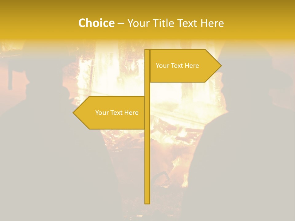 Gradient Symbol White PowerPoint Template