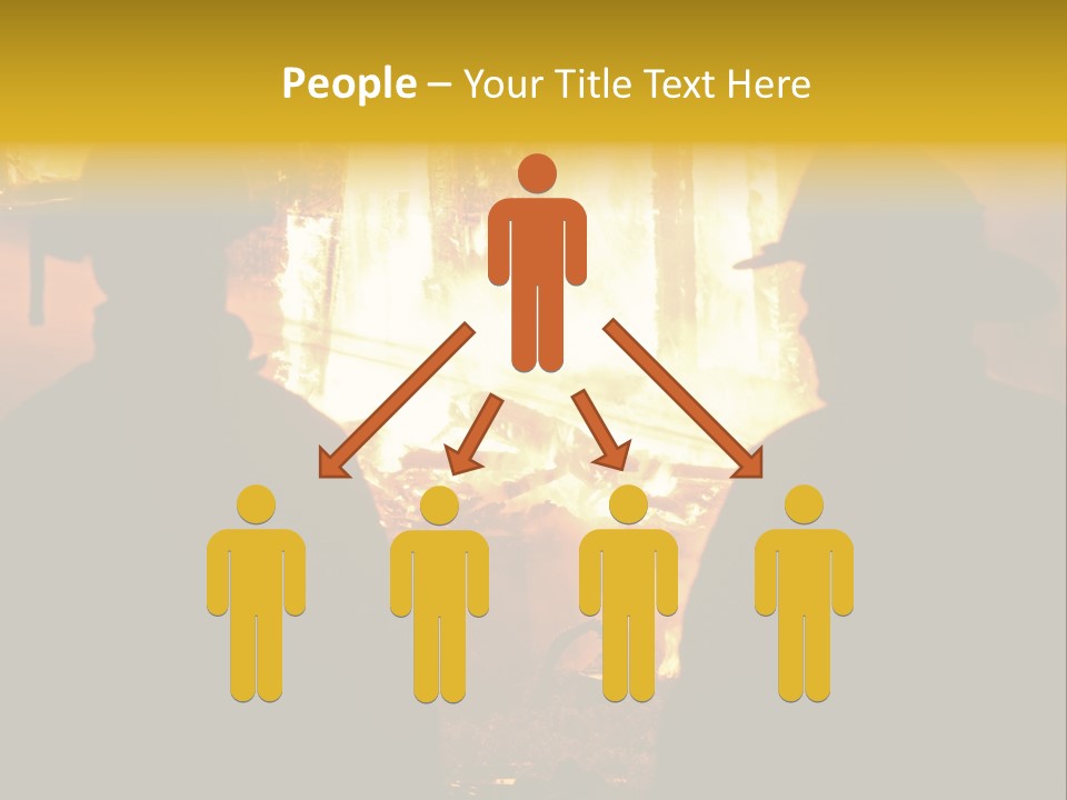 Gradient Symbol White PowerPoint Template