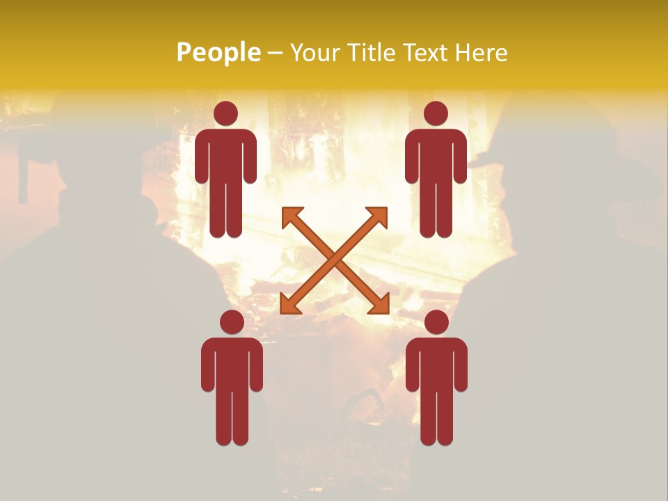 Gradient Symbol White PowerPoint Template