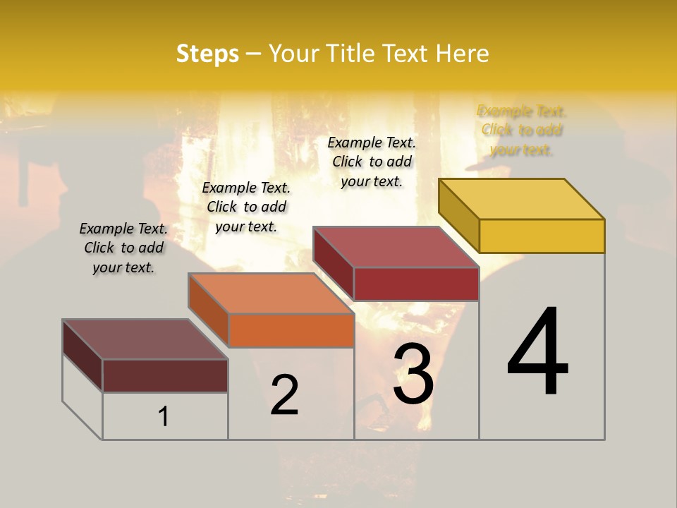 Gradient Symbol White PowerPoint Template