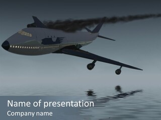 Chaos Survival Flying PowerPoint Template