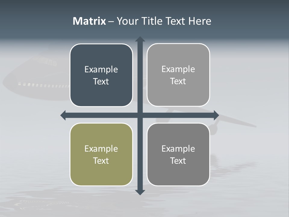 Chaos Survival Flying PowerPoint Template