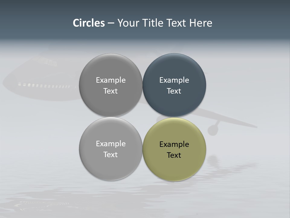Chaos Survival Flying PowerPoint Template