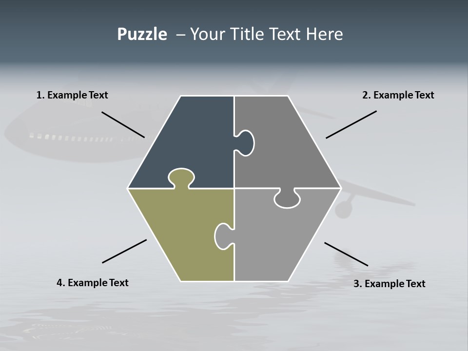 Chaos Survival Flying PowerPoint Template
