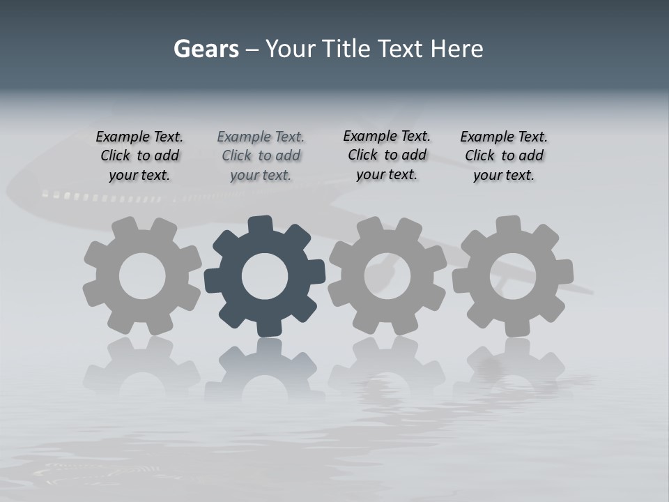 Chaos Survival Flying PowerPoint Template