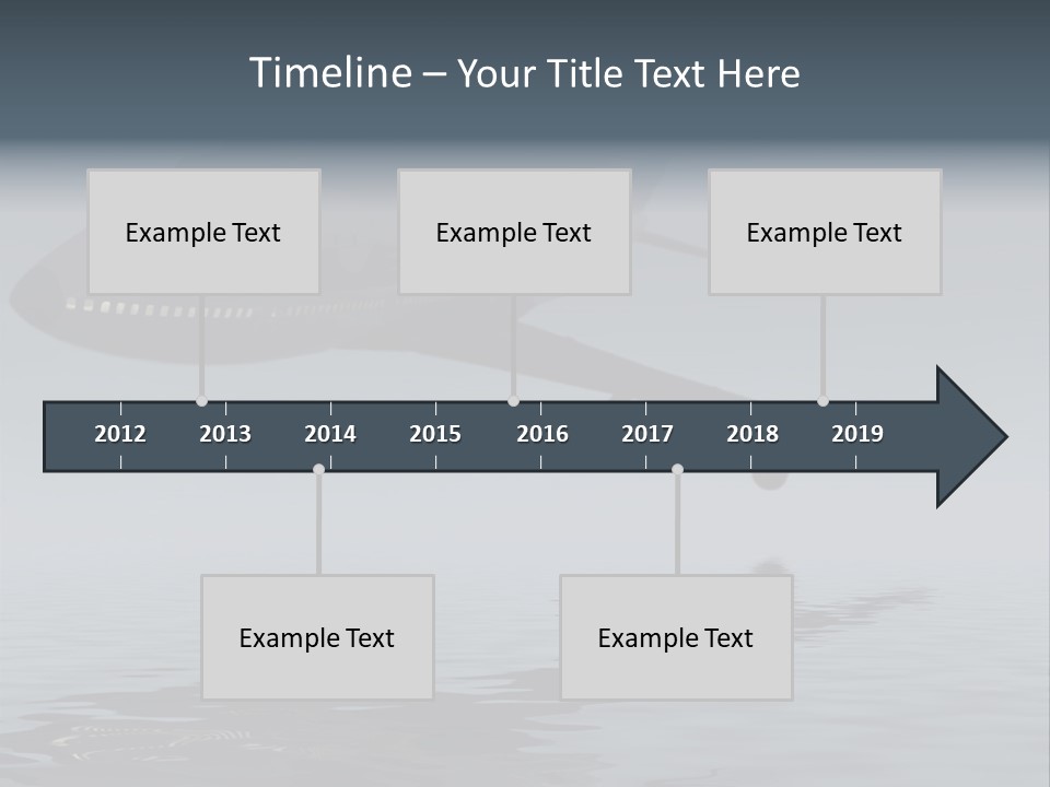 Chaos Survival Flying PowerPoint Template