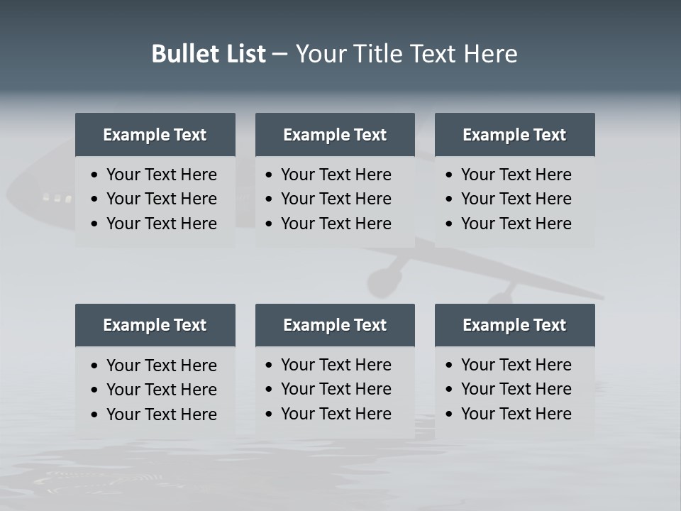 Chaos Survival Flying PowerPoint Template