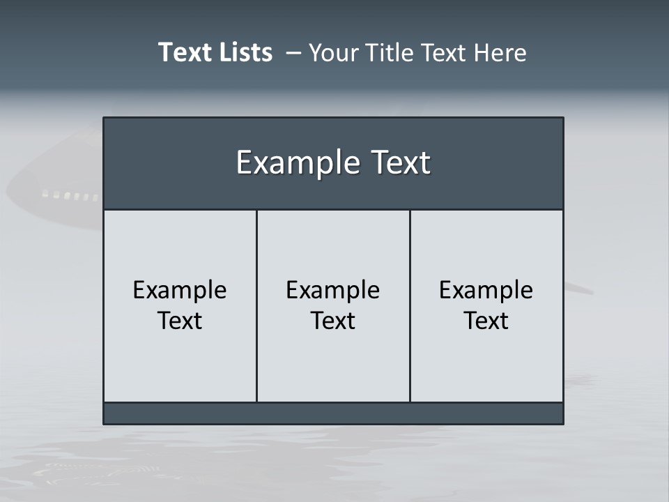 Chaos Survival Flying PowerPoint Template