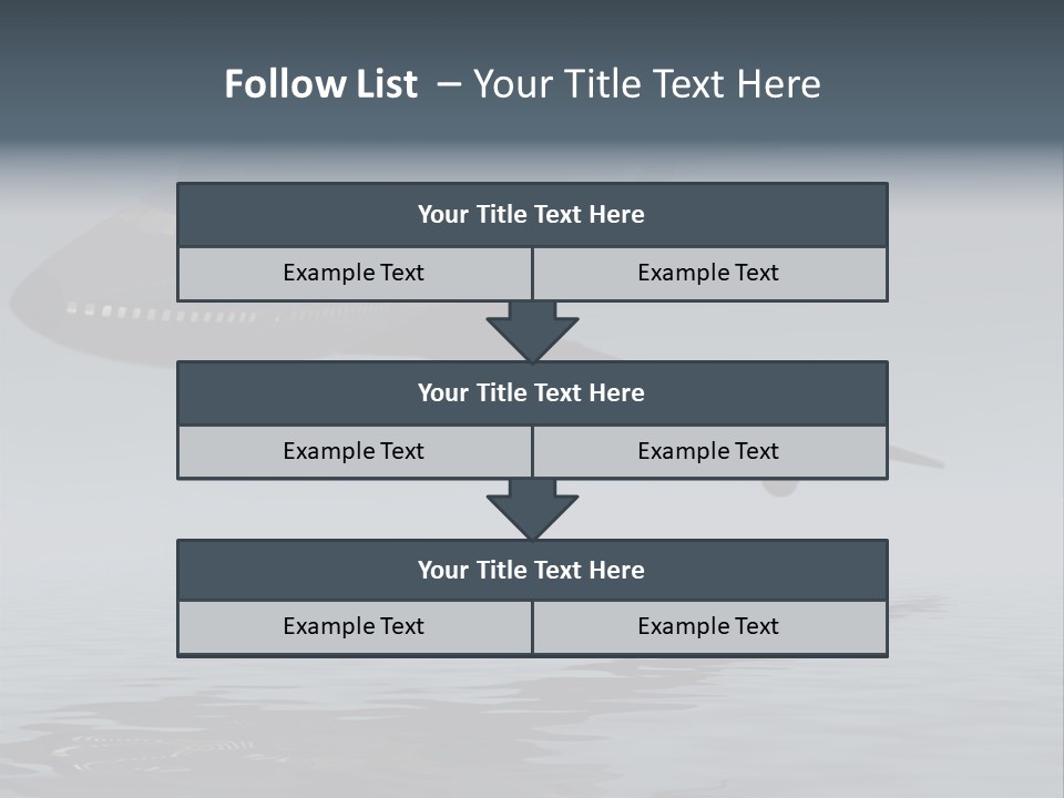 Chaos Survival Flying PowerPoint Template