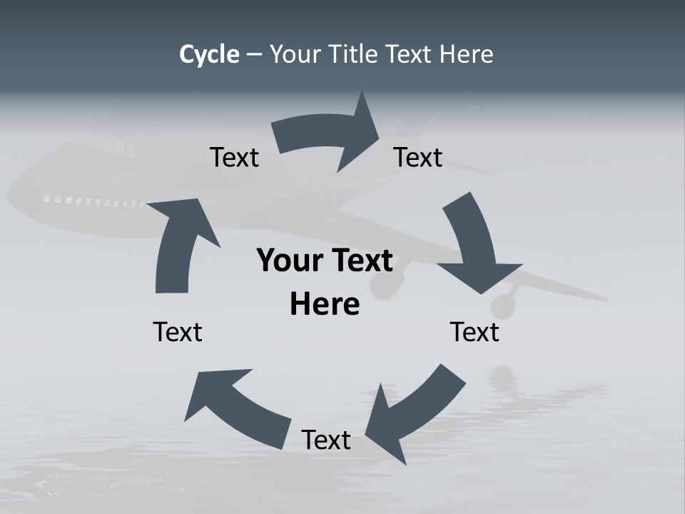 Chaos Survival Flying PowerPoint Template