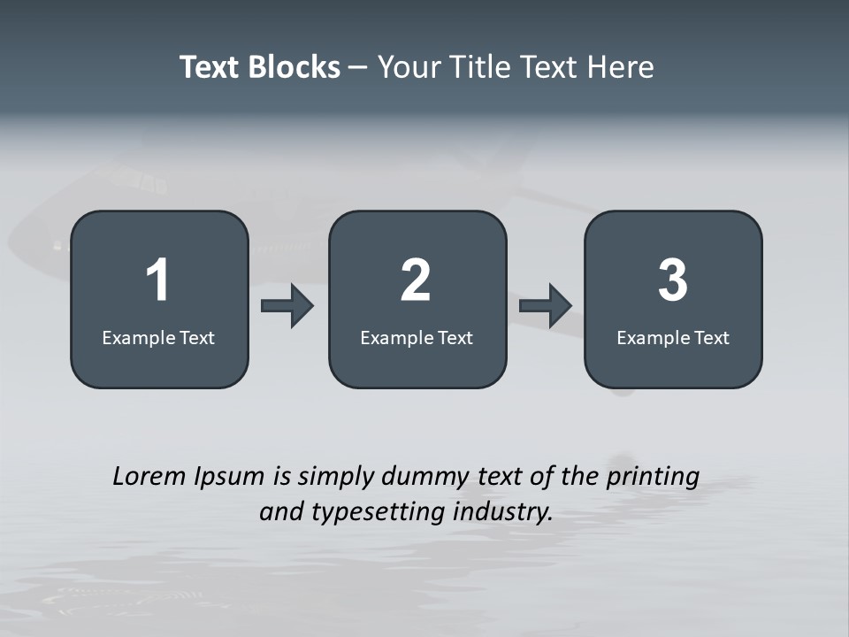 Chaos Survival Flying PowerPoint Template