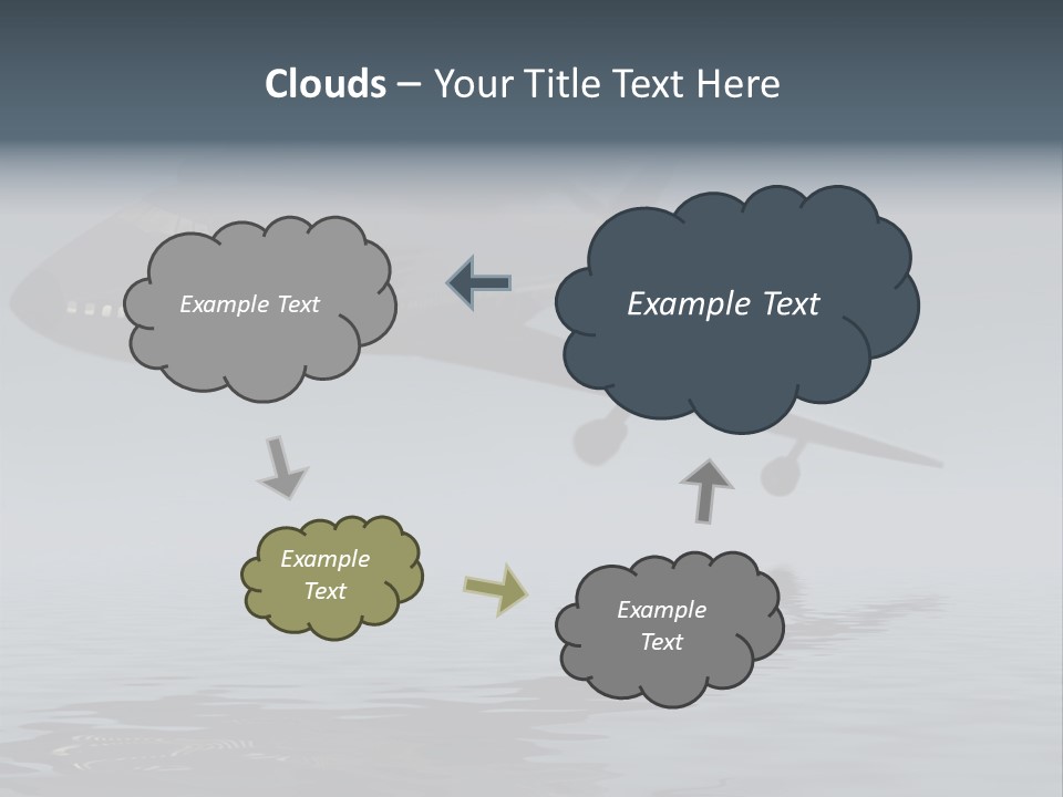 Chaos Survival Flying PowerPoint Template