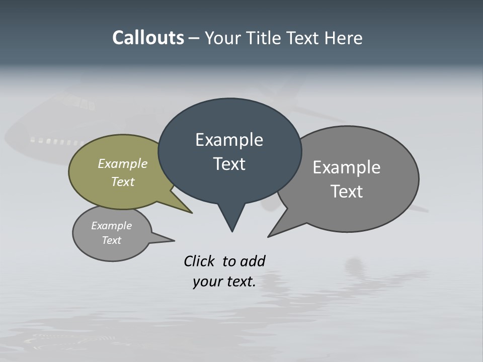 Chaos Survival Flying PowerPoint Template