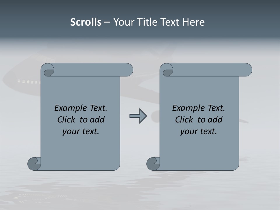 Chaos Survival Flying PowerPoint Template