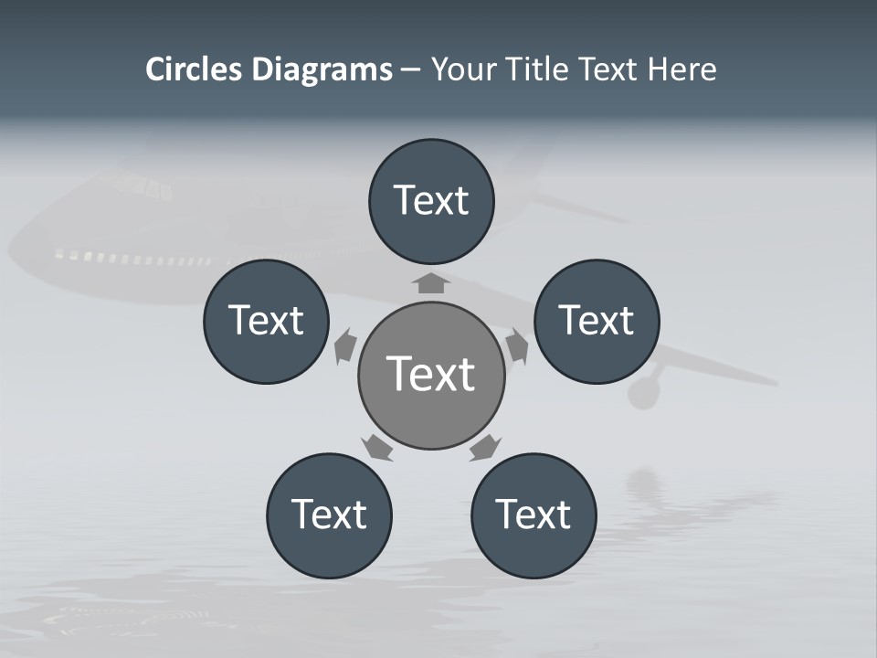 Chaos Survival Flying PowerPoint Template