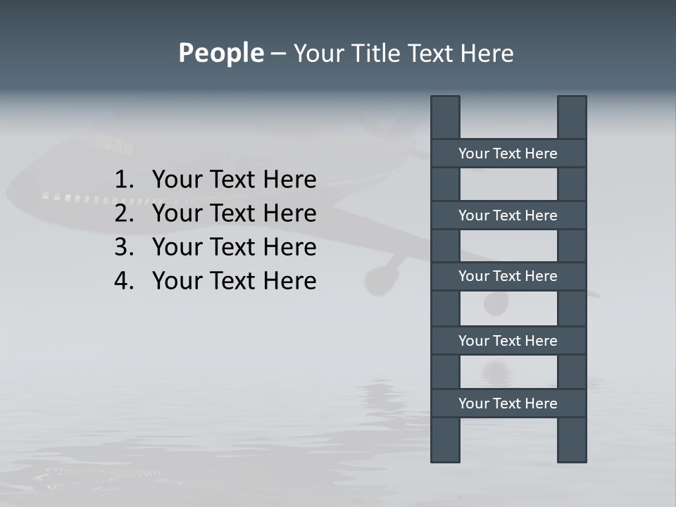 Chaos Survival Flying PowerPoint Template