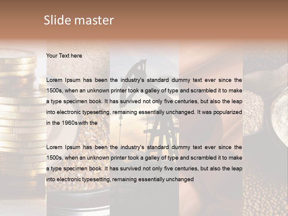 Food Meal Grains PowerPoint Template