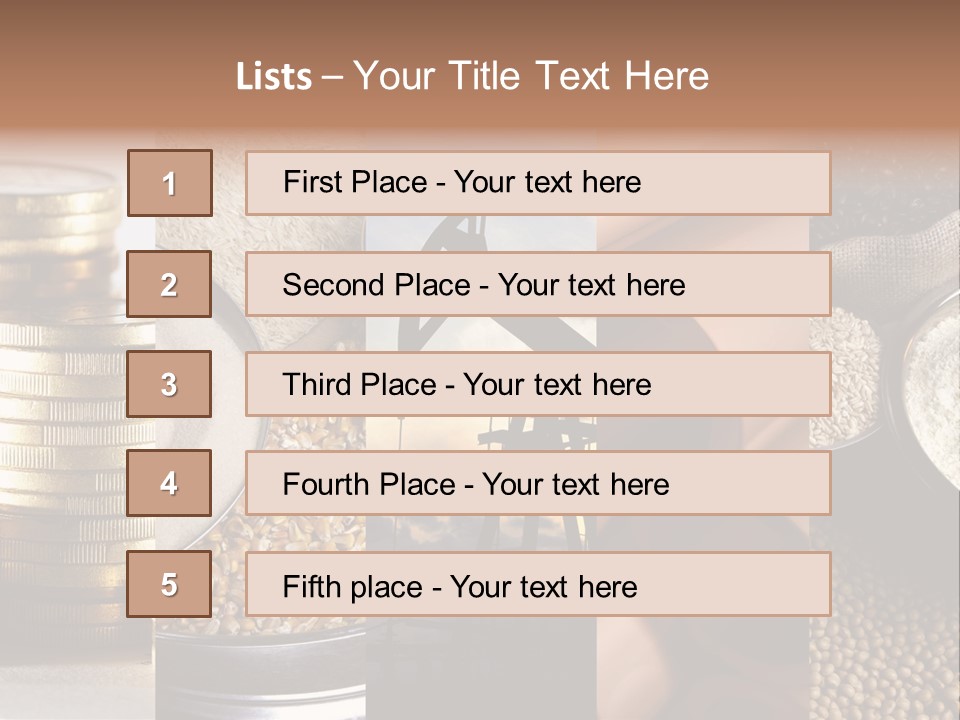 Food Meal Grains PowerPoint Template