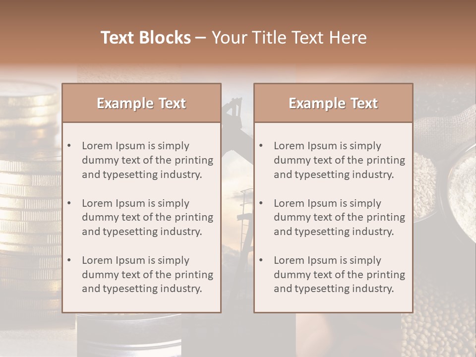 Food Meal Grains PowerPoint Template