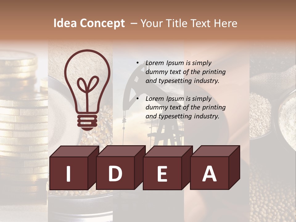 Food Meal Grains PowerPoint Template