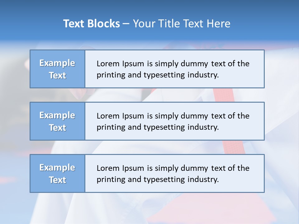 A Person In A Karate Stance With A Red Belt PowerPoint Template