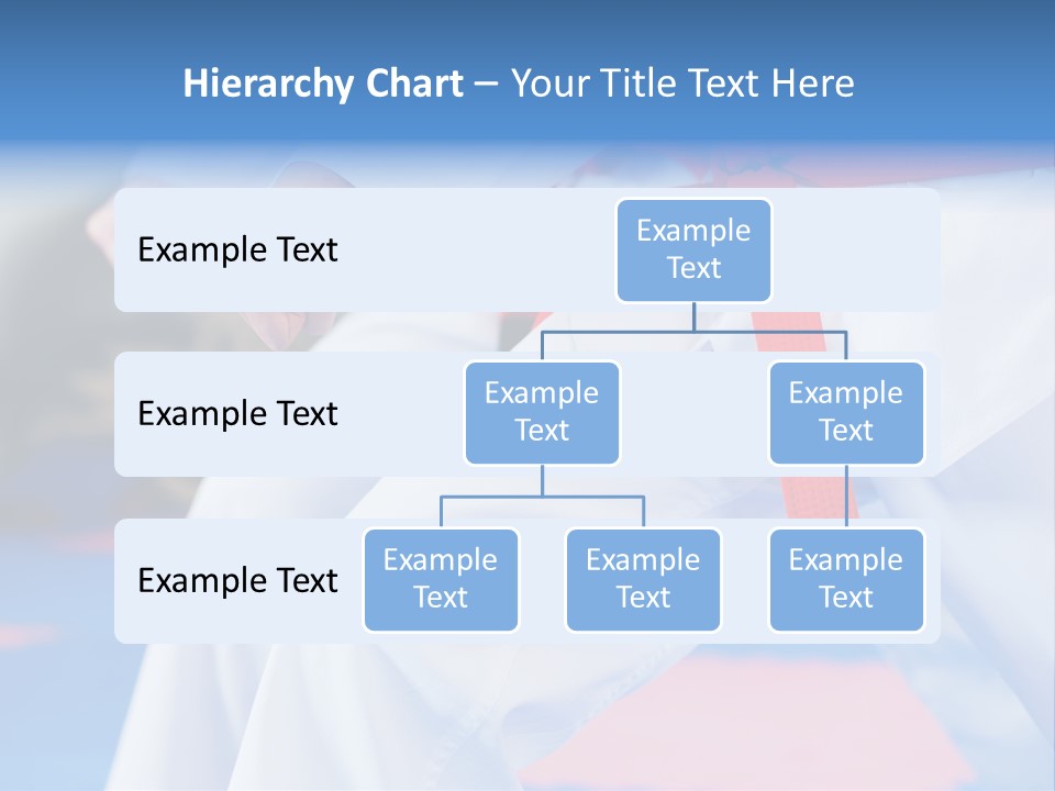 A Person In A Karate Stance With A Red Belt PowerPoint Template