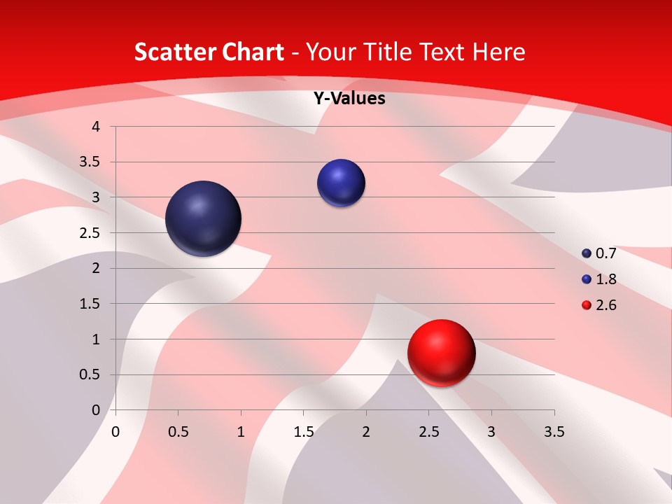 A British Flag With The Name Of The Country PowerPoint Template