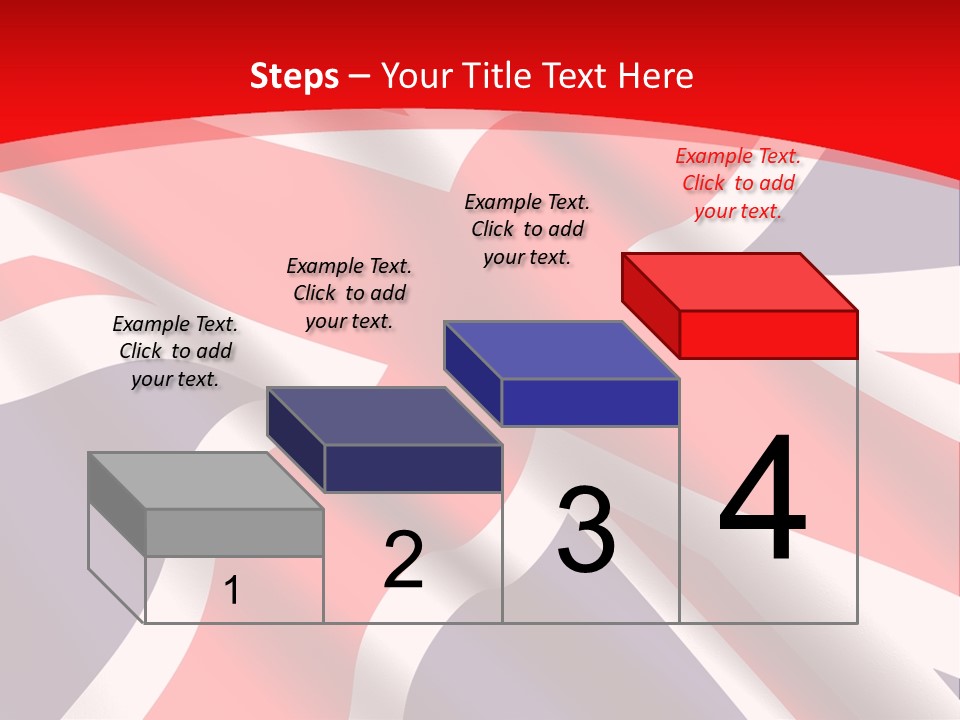 A British Flag With The Name Of The Country PowerPoint Template