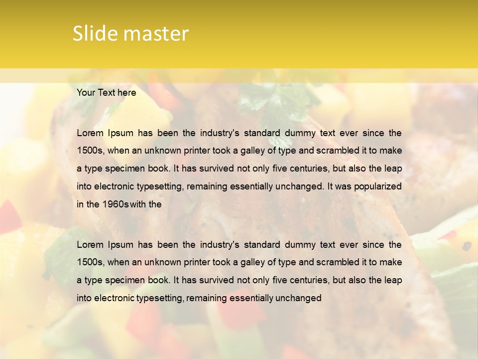 Cook Lean Parsley PowerPoint Template
