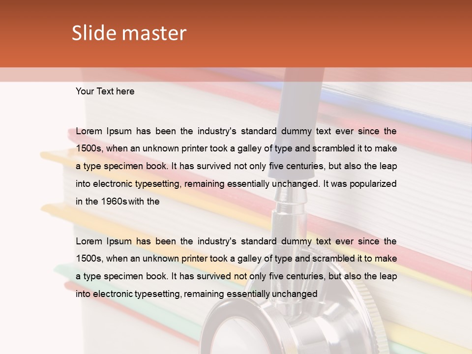 Diagnostic White Exam PowerPoint Template