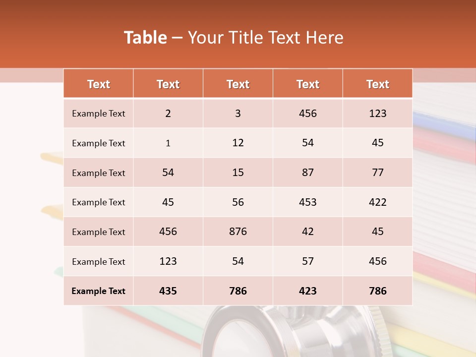Diagnostic White Exam PowerPoint Template