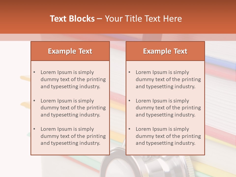 Diagnostic White Exam PowerPoint Template