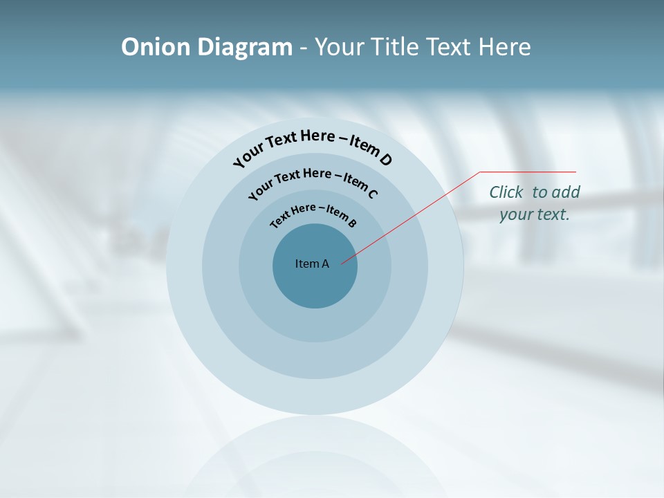 Construction Blue Metal PowerPoint Template