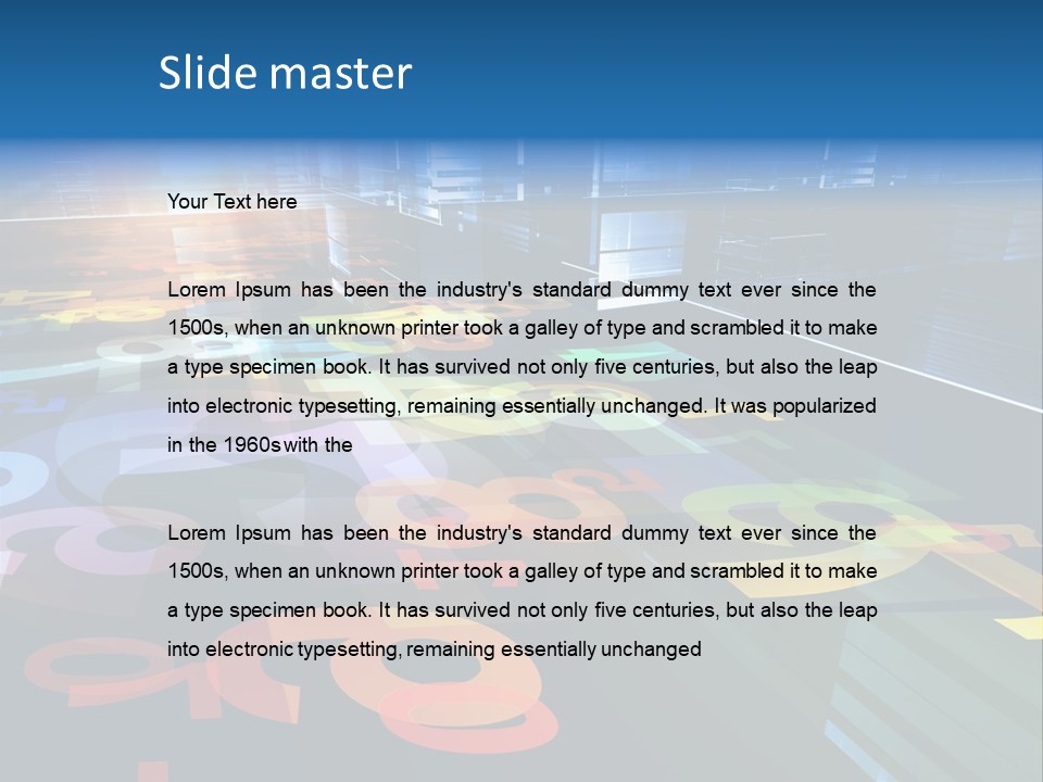 Backdrop Orange Flow PowerPoint Template