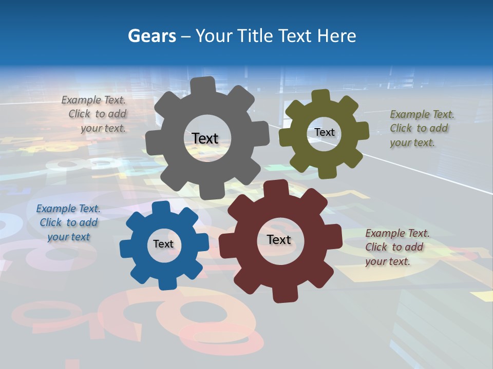 Backdrop Orange Flow PowerPoint Template