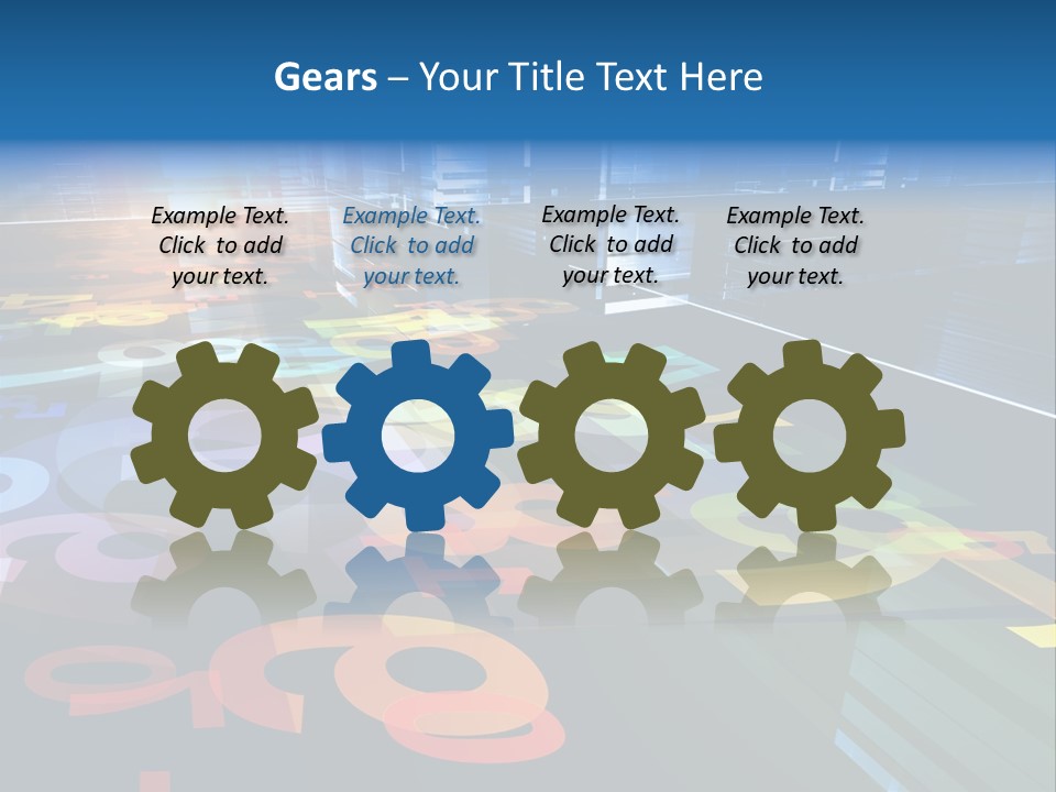 Backdrop Orange Flow PowerPoint Template