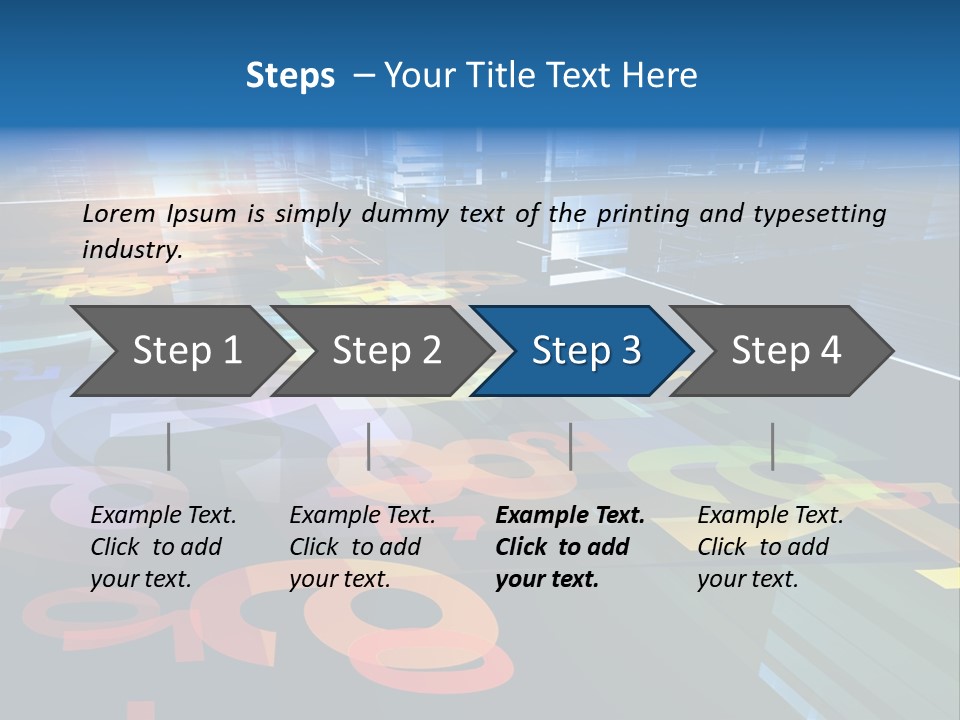 Backdrop Orange Flow PowerPoint Template