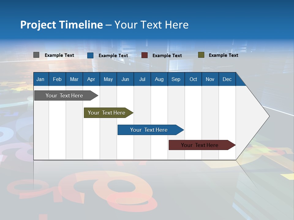 Backdrop Orange Flow PowerPoint Template