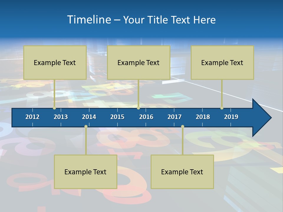 Backdrop Orange Flow PowerPoint Template