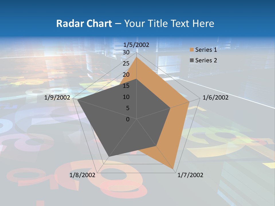 Backdrop Orange Flow PowerPoint Template