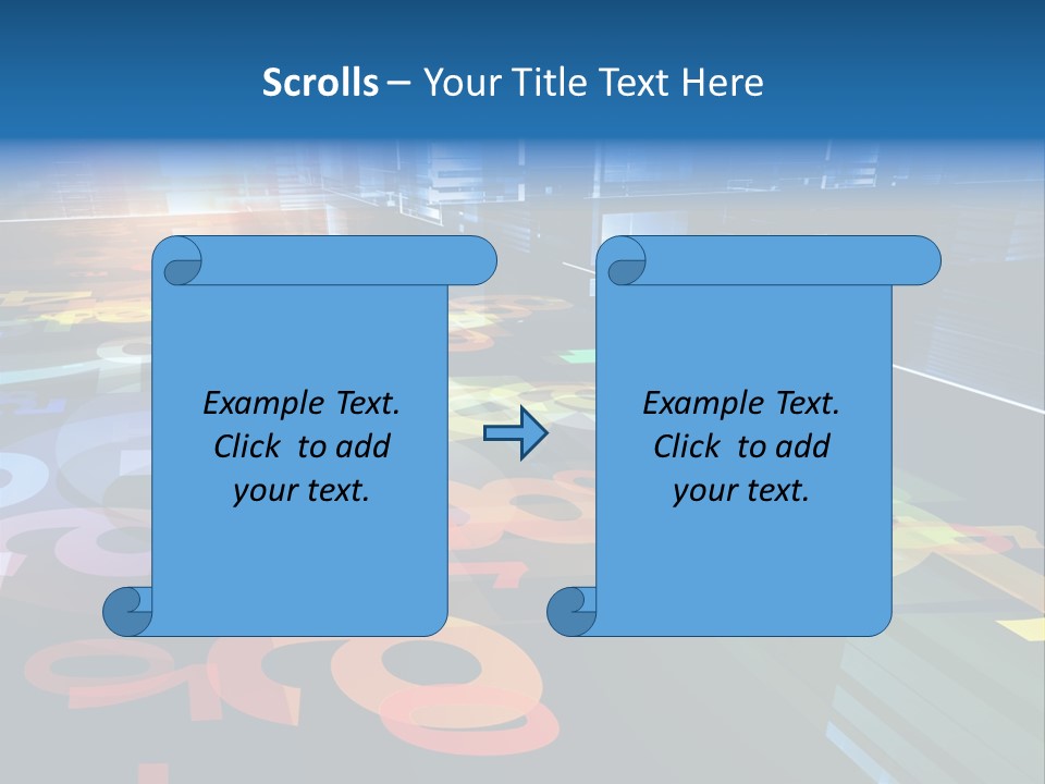 Backdrop Orange Flow PowerPoint Template