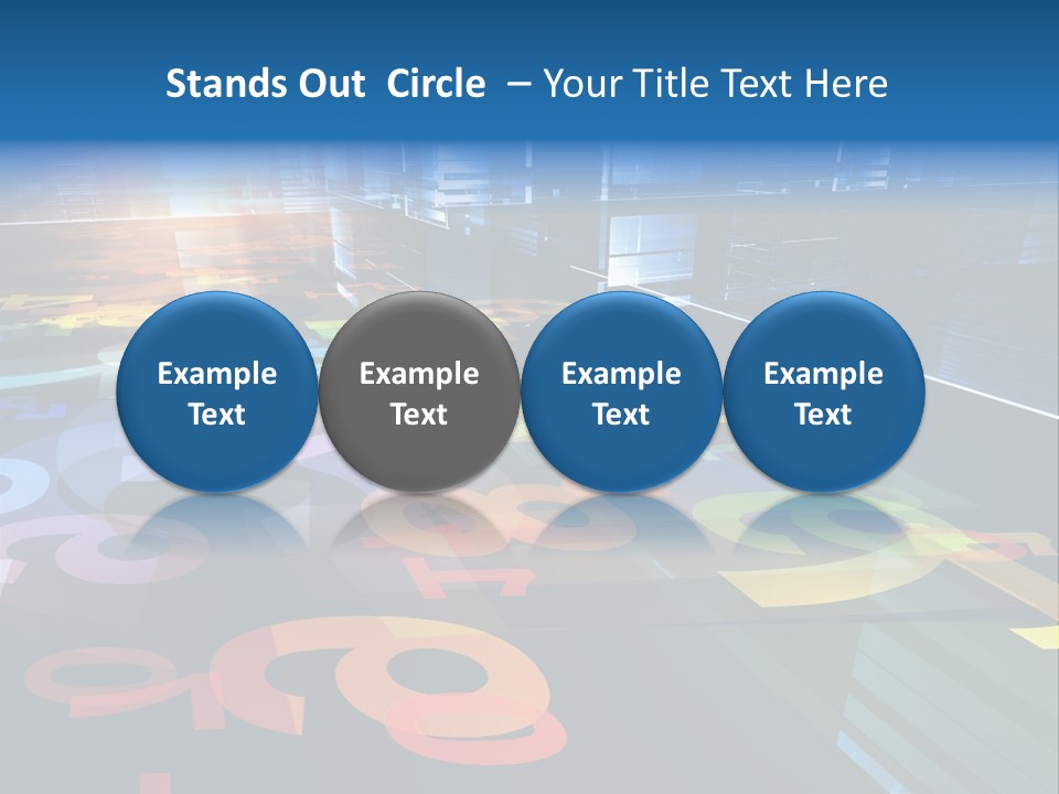 Backdrop Orange Flow PowerPoint Template