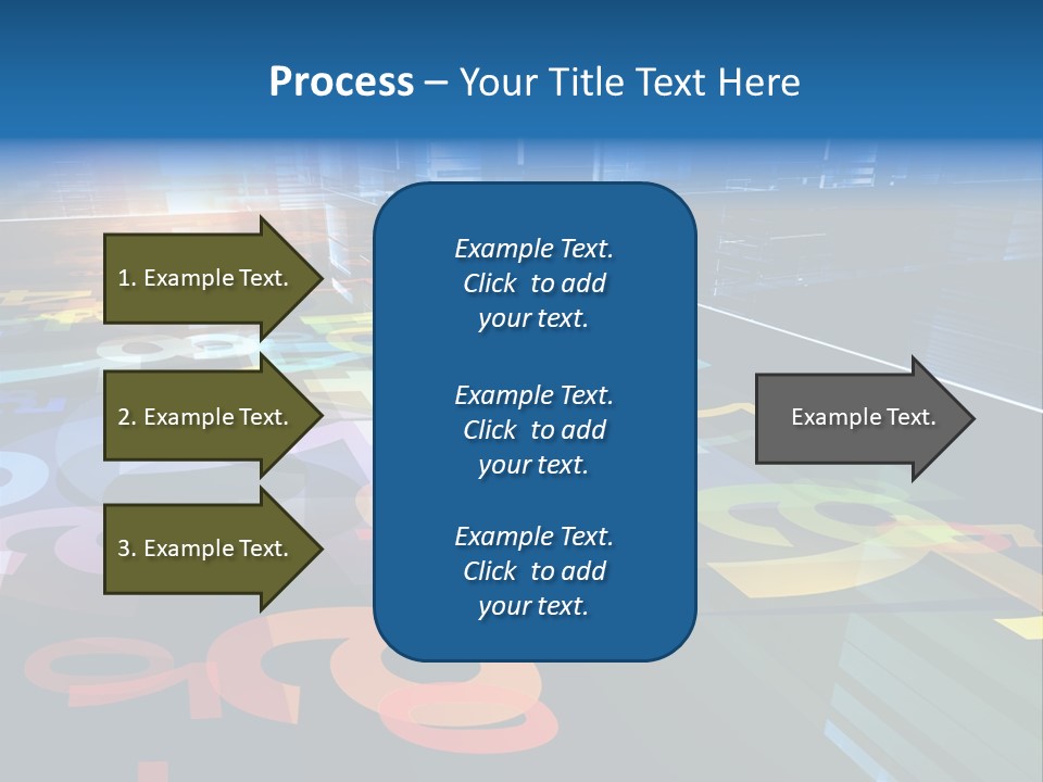 Backdrop Orange Flow PowerPoint Template