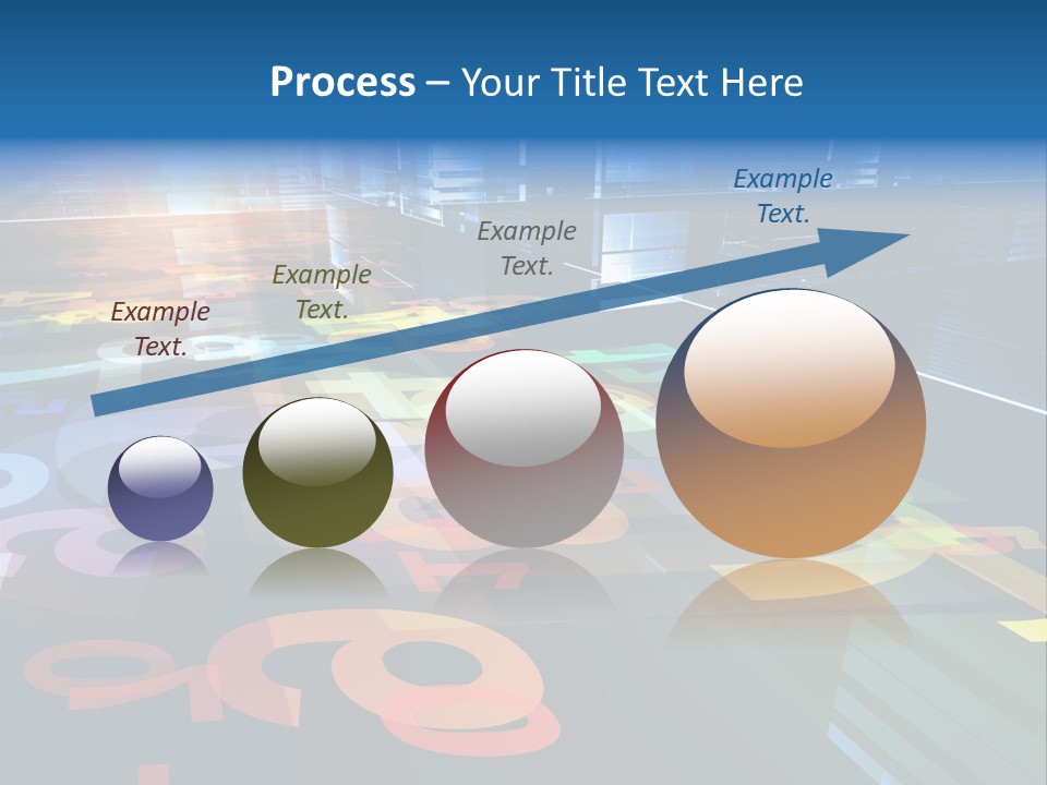 Backdrop Orange Flow PowerPoint Template