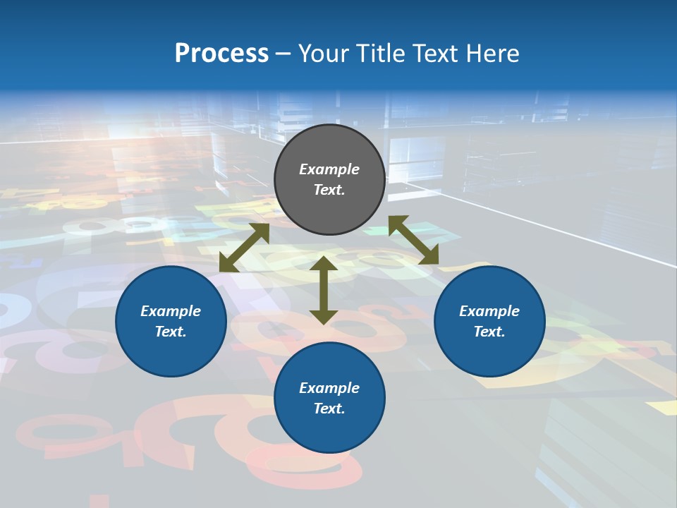 Backdrop Orange Flow PowerPoint Template
