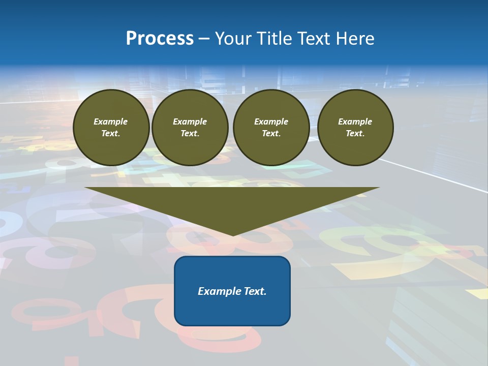 Backdrop Orange Flow PowerPoint Template