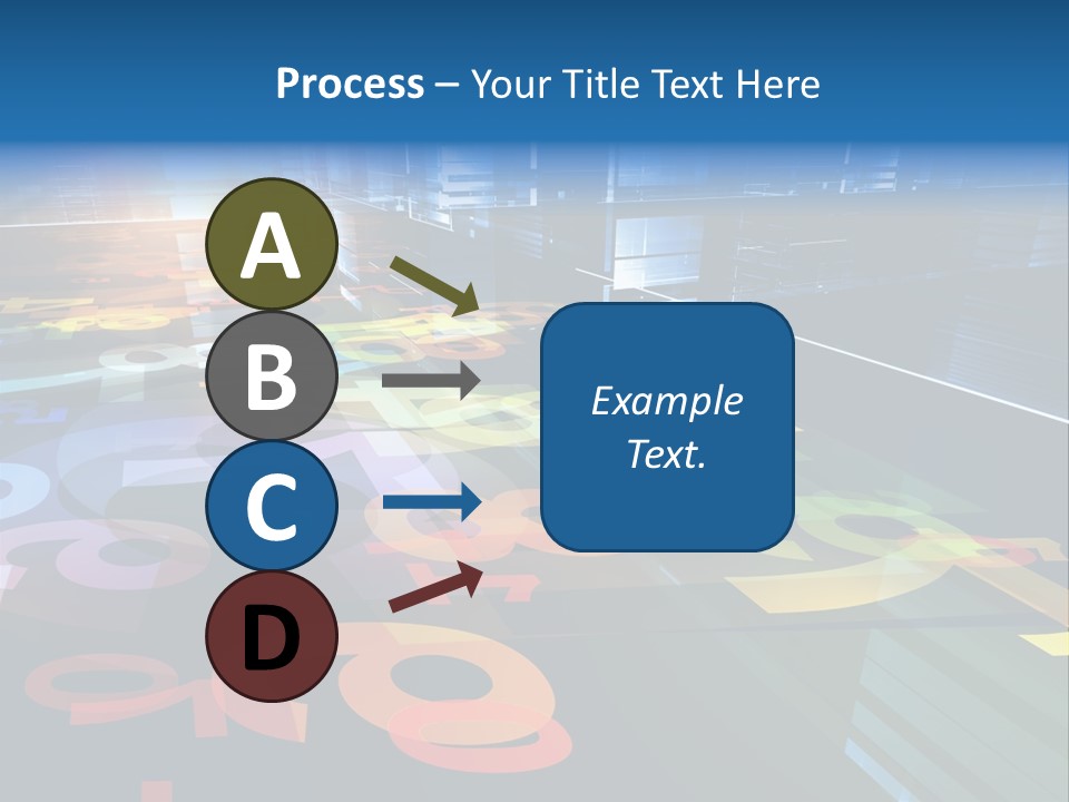 Backdrop Orange Flow PowerPoint Template