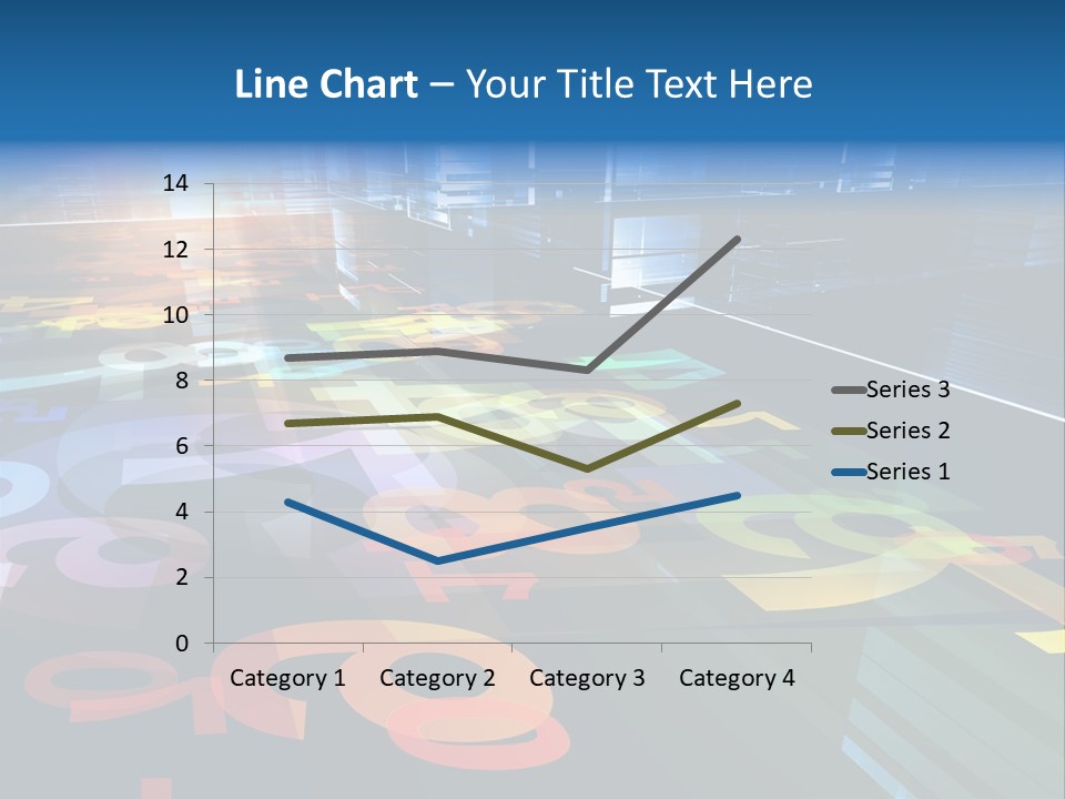 Backdrop Orange Flow PowerPoint Template